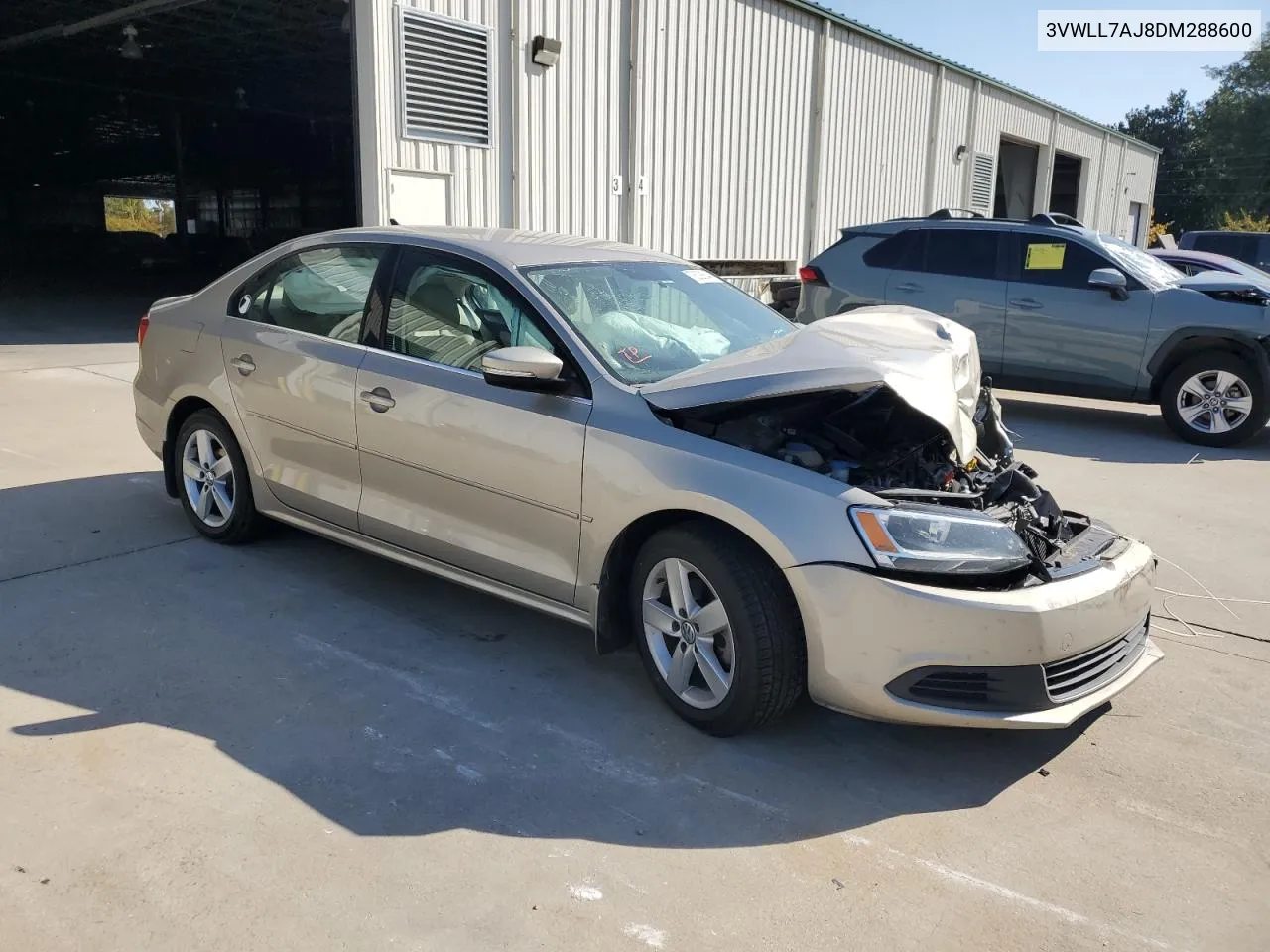 2013 Volkswagen Jetta Tdi VIN: 3VWLL7AJ8DM288600 Lot: 76008844