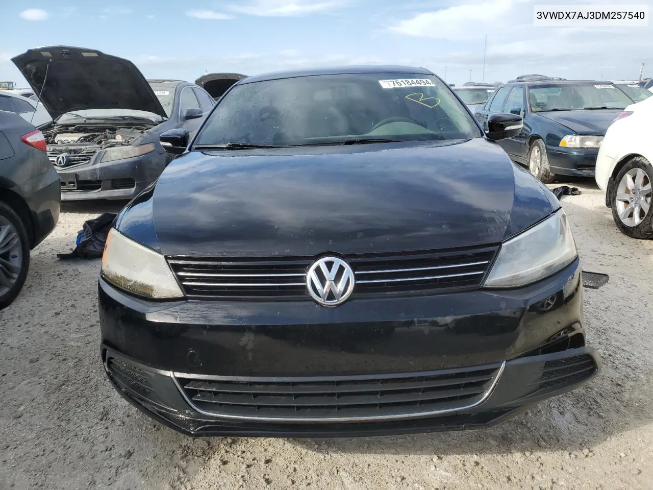 2013 Volkswagen Jetta Se VIN: 3VWDX7AJ3DM257540 Lot: 76184494