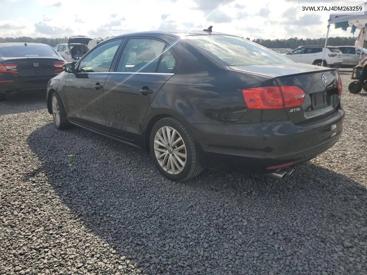 2013 Volkswagen Jetta Sel VIN: 3VWLX7AJ4DM263259 Lot: 76442504