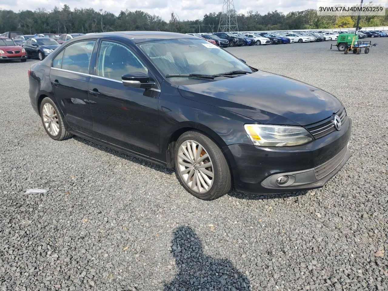 2013 Volkswagen Jetta Sel VIN: 3VWLX7AJ4DM263259 Lot: 76442504