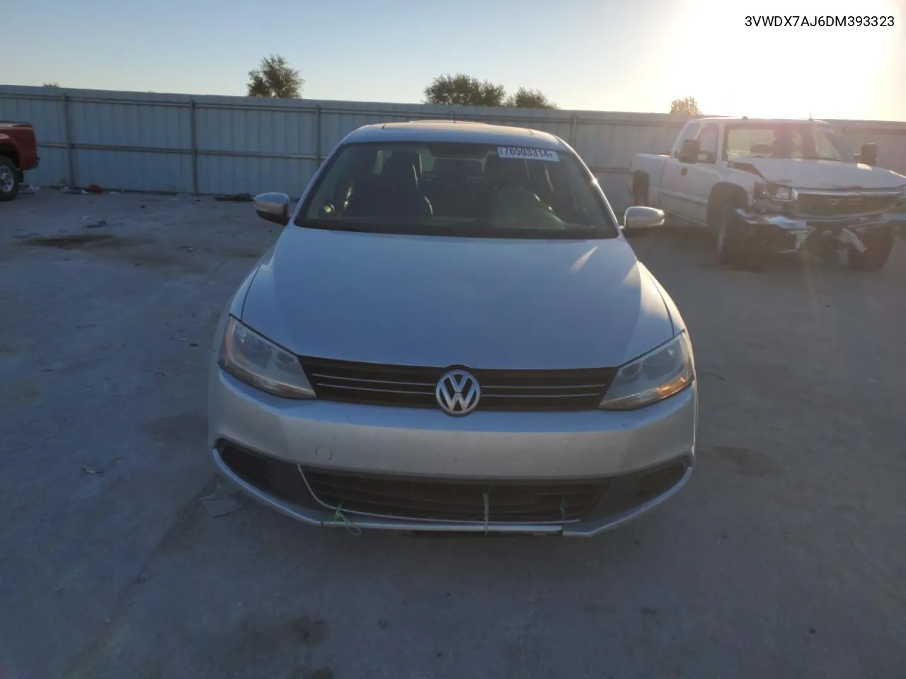 2013 Volkswagen Jetta Se VIN: 3VWDX7AJ6DM393323 Lot: 76503314