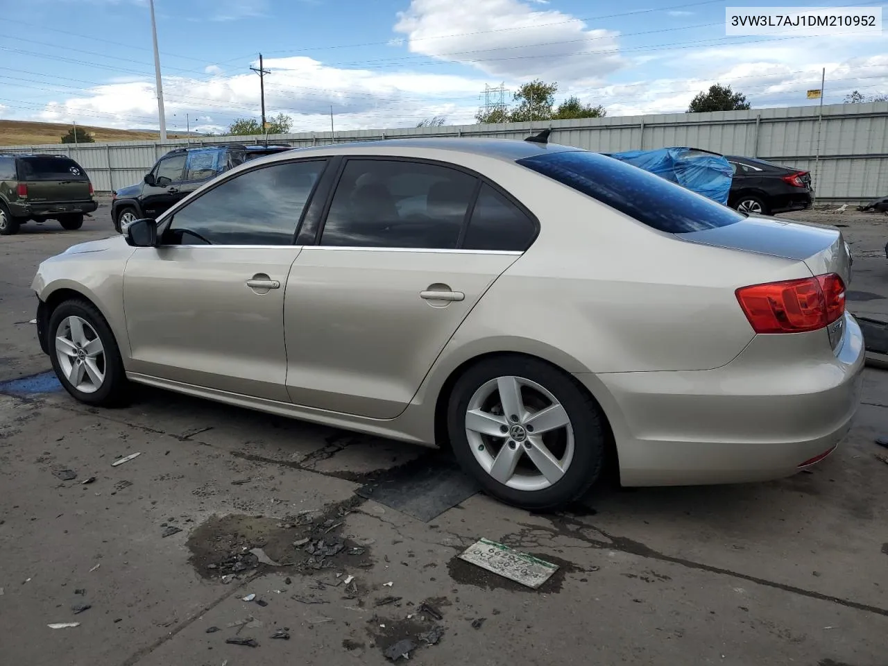 2013 Volkswagen Jetta Tdi VIN: 3VW3L7AJ1DM210952 Lot: 76569734