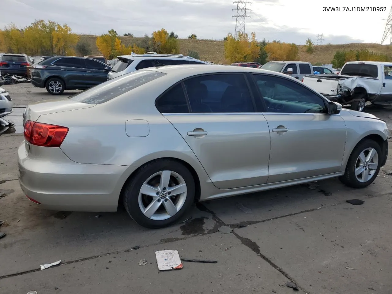 2013 Volkswagen Jetta Tdi VIN: 3VW3L7AJ1DM210952 Lot: 76569734