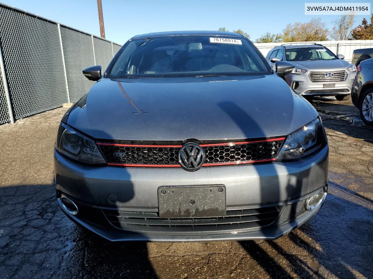 2013 Volkswagen Jetta Gli VIN: 3VW5A7AJ4DM411954 Lot: 76758914