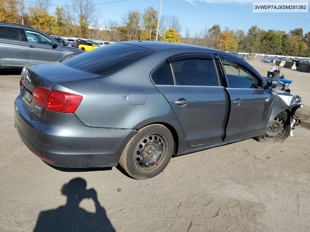 2013 Volkswagen Jetta Se VIN: 3VWDP7AJXDM281382 Lot: 76961594