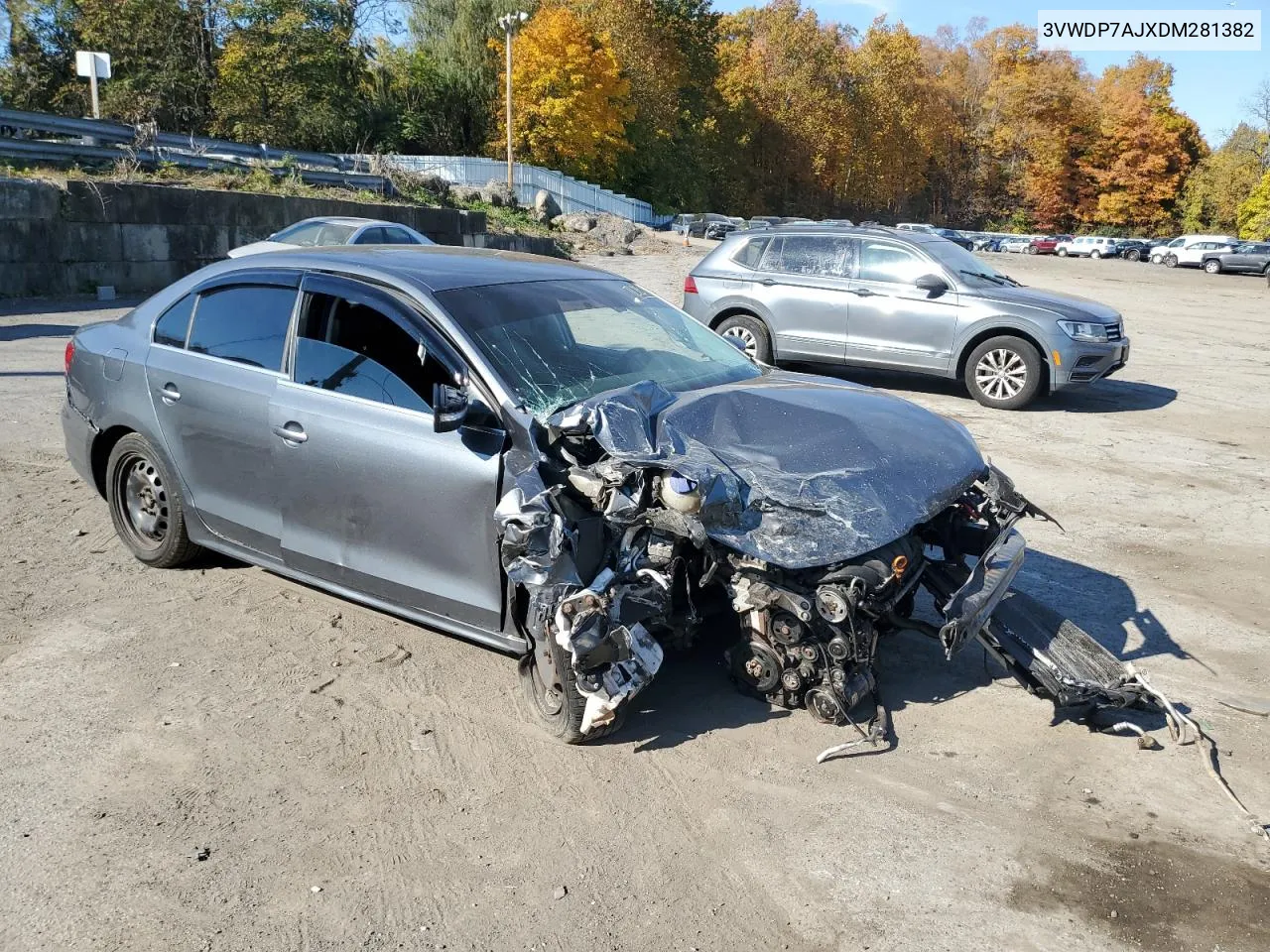 2013 Volkswagen Jetta Se VIN: 3VWDP7AJXDM281382 Lot: 76961594