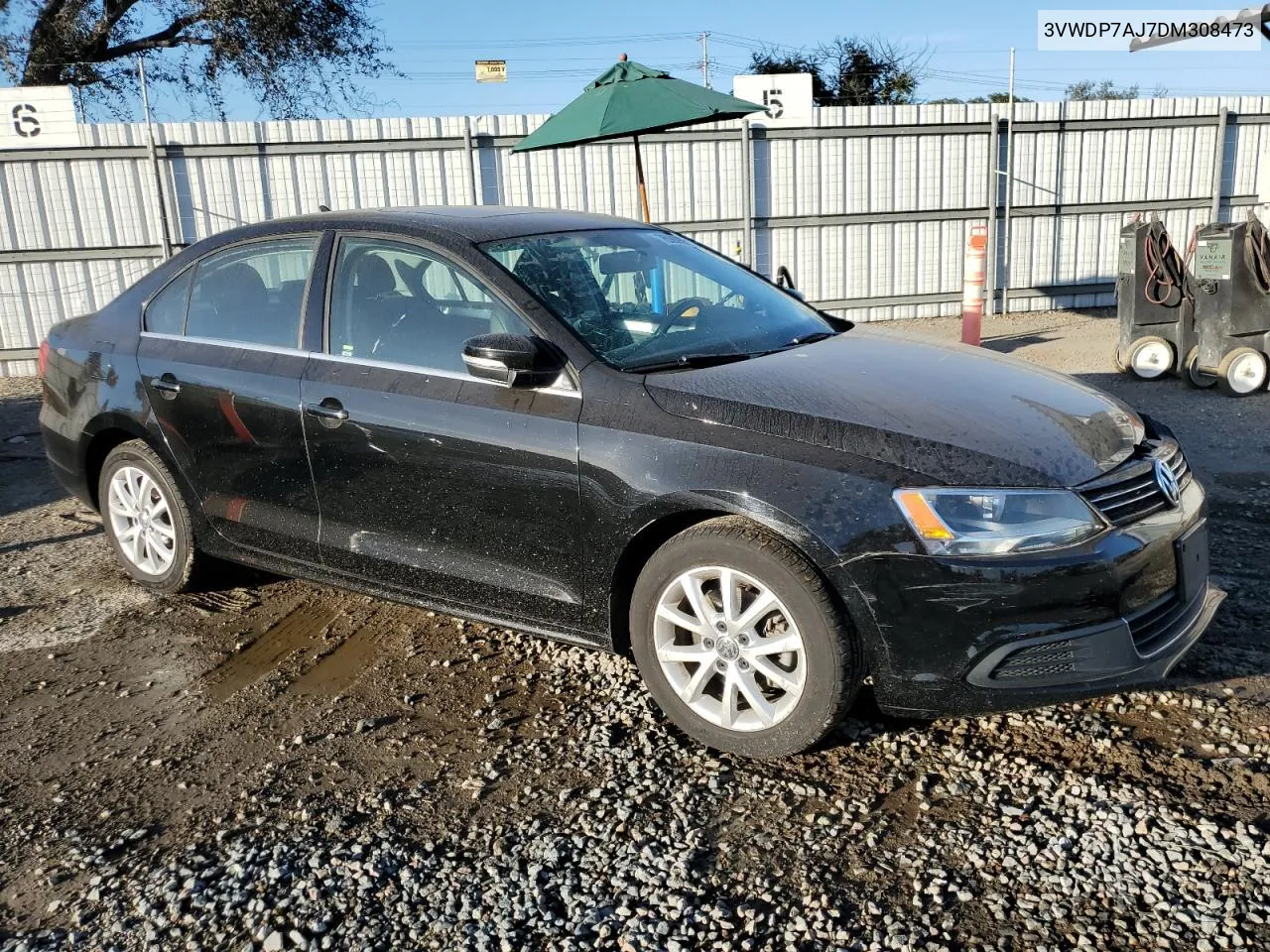 2013 Volkswagen Jetta Se VIN: 3VWDP7AJ7DM308473 Lot: 76980994