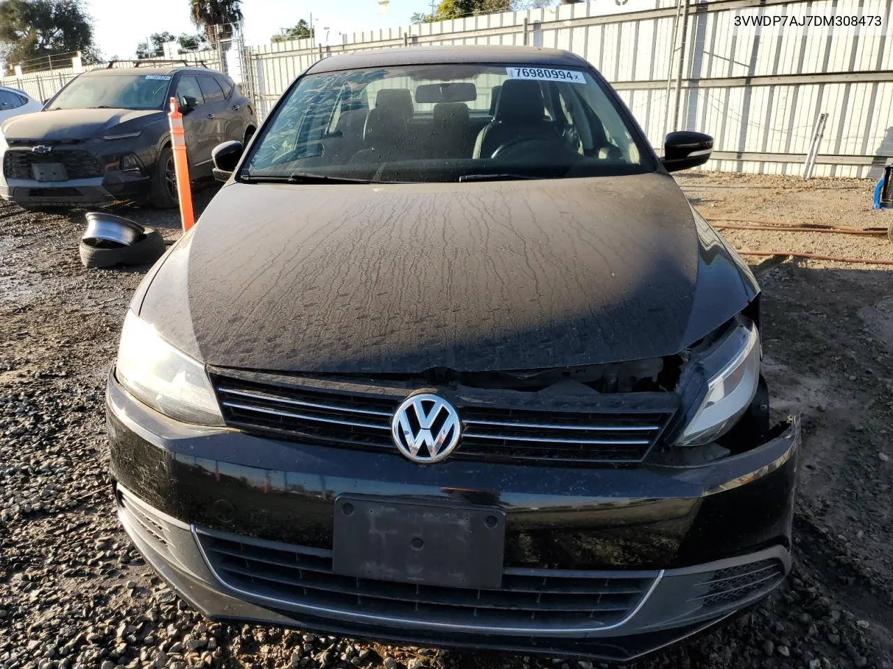 2013 Volkswagen Jetta Se VIN: 3VWDP7AJ7DM308473 Lot: 76980994