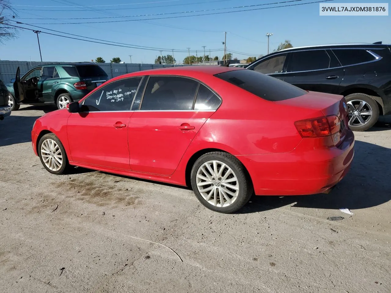 2013 Volkswagen Jetta Tdi VIN: 3VWLL7AJXDM381876 Lot: 77038754