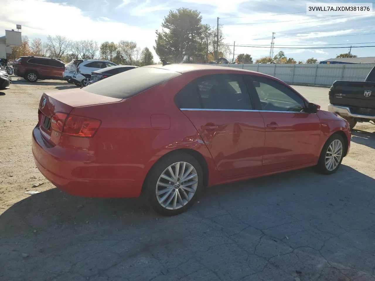 2013 Volkswagen Jetta Tdi VIN: 3VWLL7AJXDM381876 Lot: 77038754