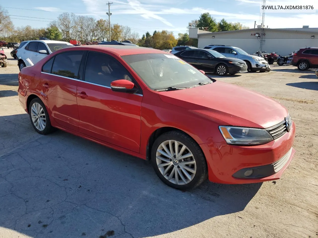 2013 Volkswagen Jetta Tdi VIN: 3VWLL7AJXDM381876 Lot: 77038754