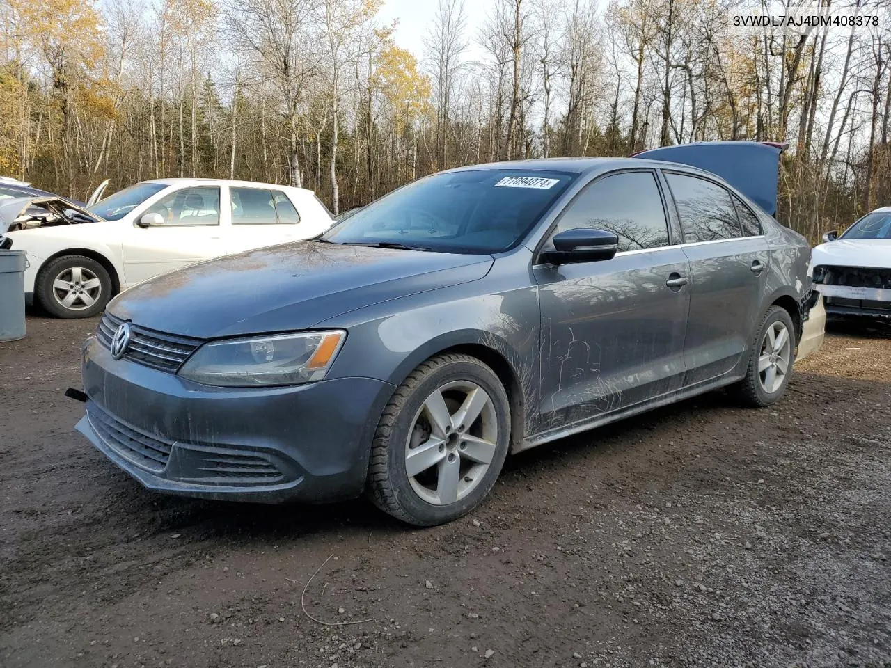 2013 Volkswagen Jetta Tdi VIN: 3VWDL7AJ4DM408378 Lot: 77094074