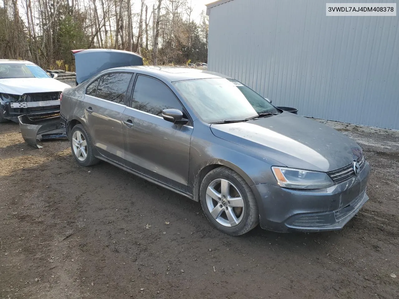 2013 Volkswagen Jetta Tdi VIN: 3VWDL7AJ4DM408378 Lot: 77094074