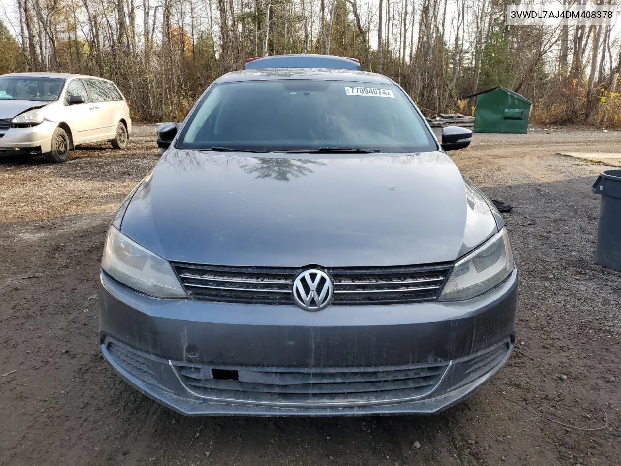 2013 Volkswagen Jetta Tdi VIN: 3VWDL7AJ4DM408378 Lot: 77094074