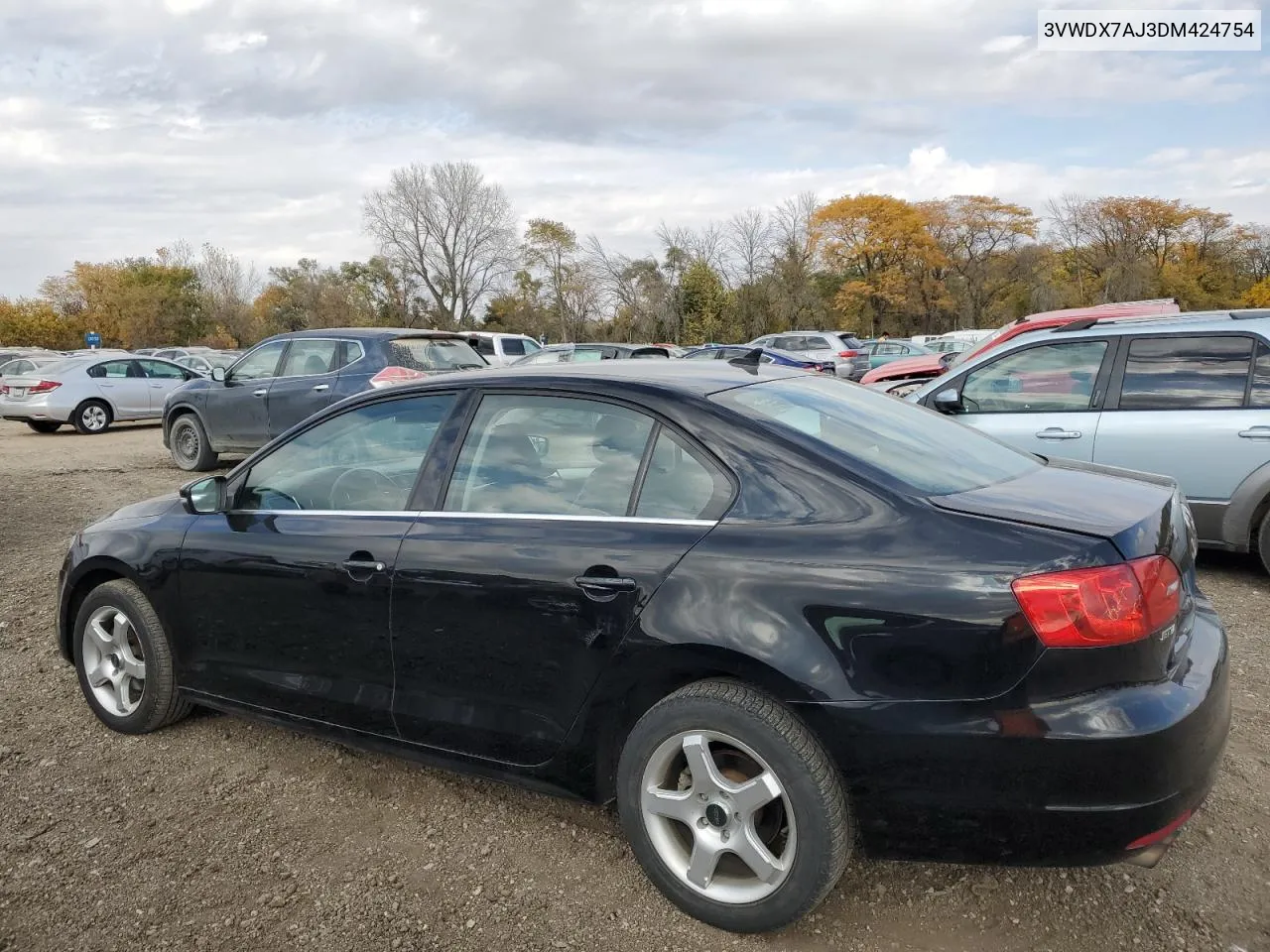 2013 Volkswagen Jetta Se VIN: 3VWDX7AJ3DM424754 Lot: 77148414