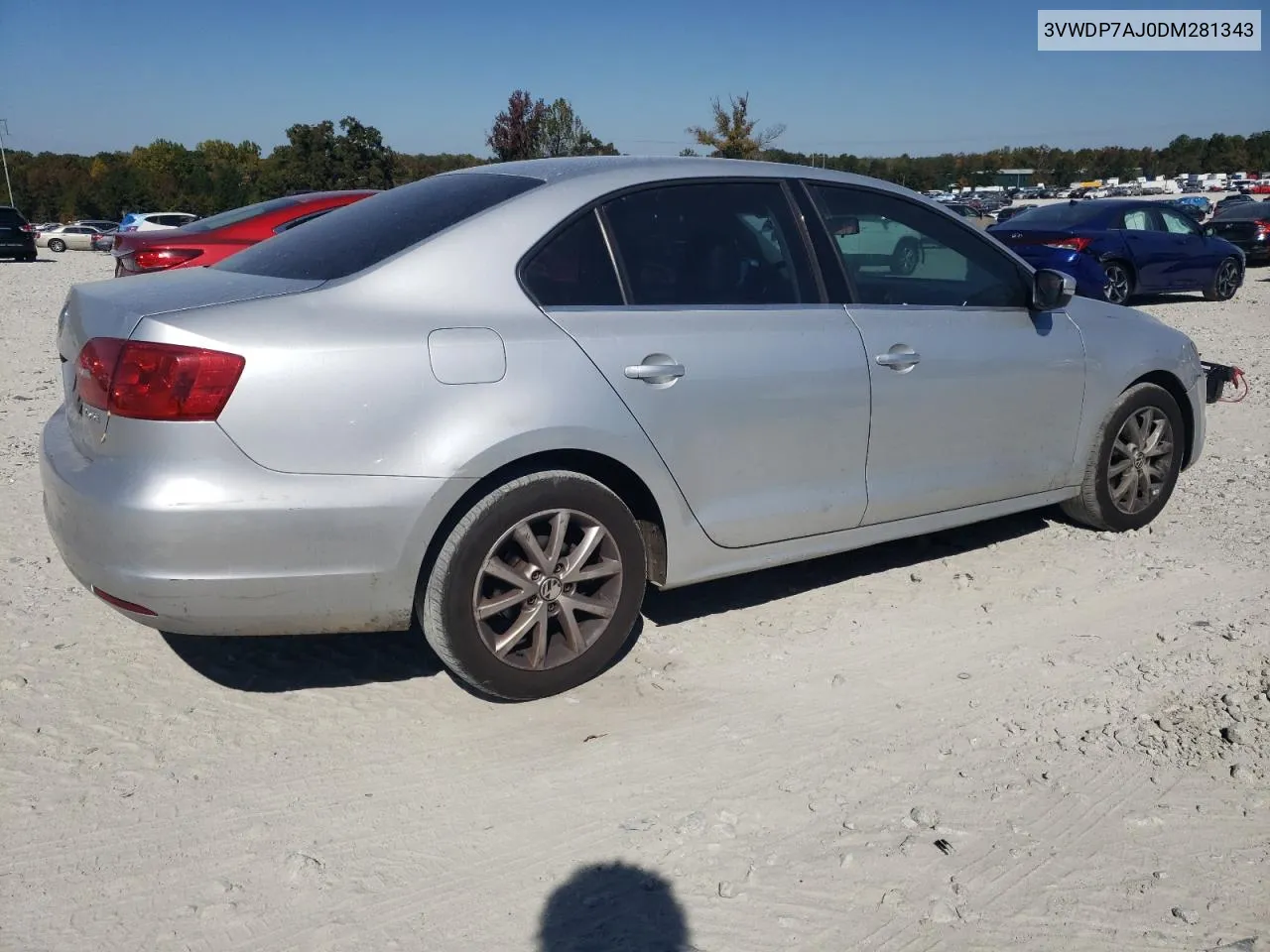 2013 Volkswagen Jetta Se VIN: 3VWDP7AJ0DM281343 Lot: 77187144