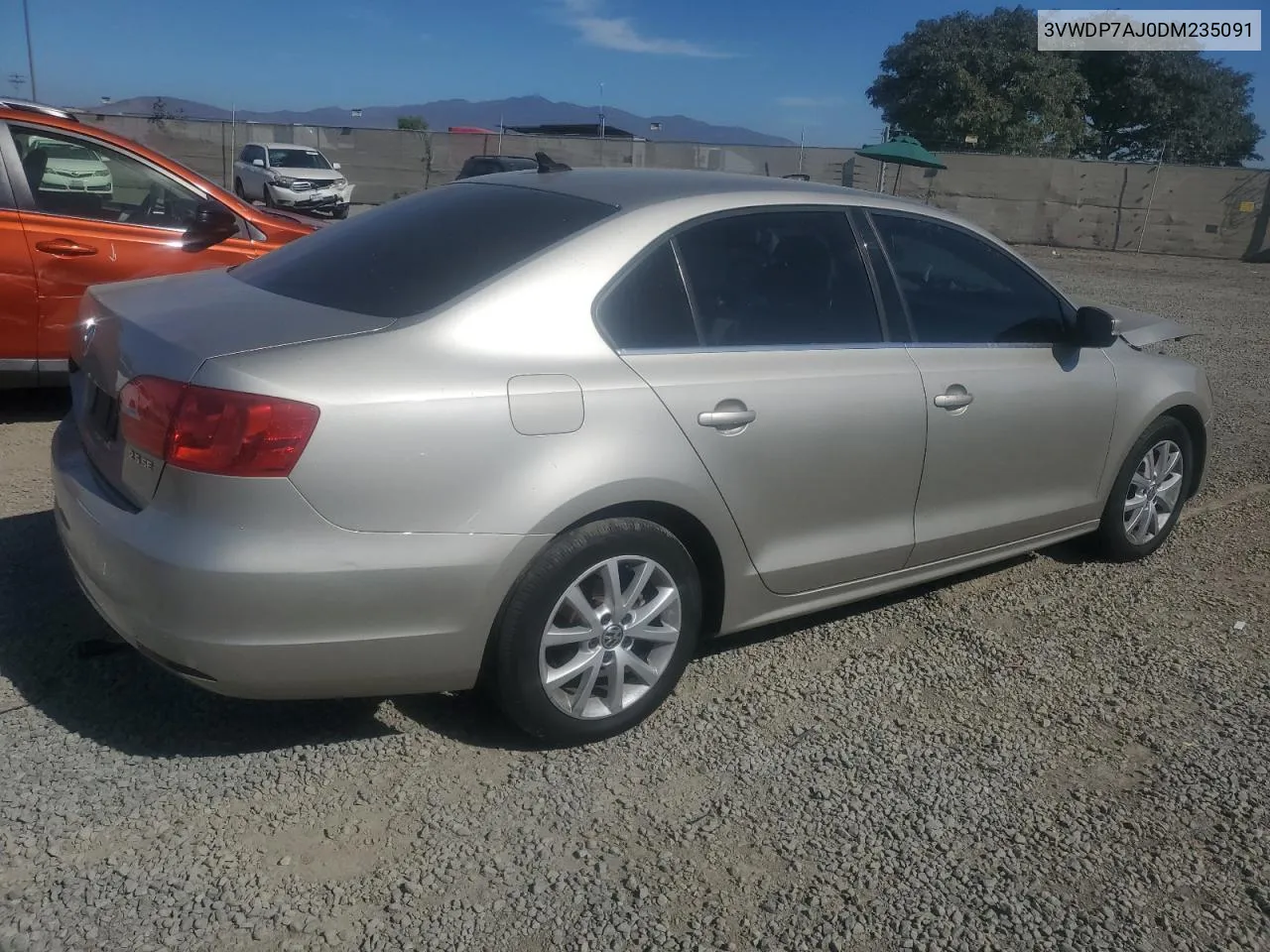 2013 Volkswagen Jetta Se VIN: 3VWDP7AJ0DM235091 Lot: 77274364