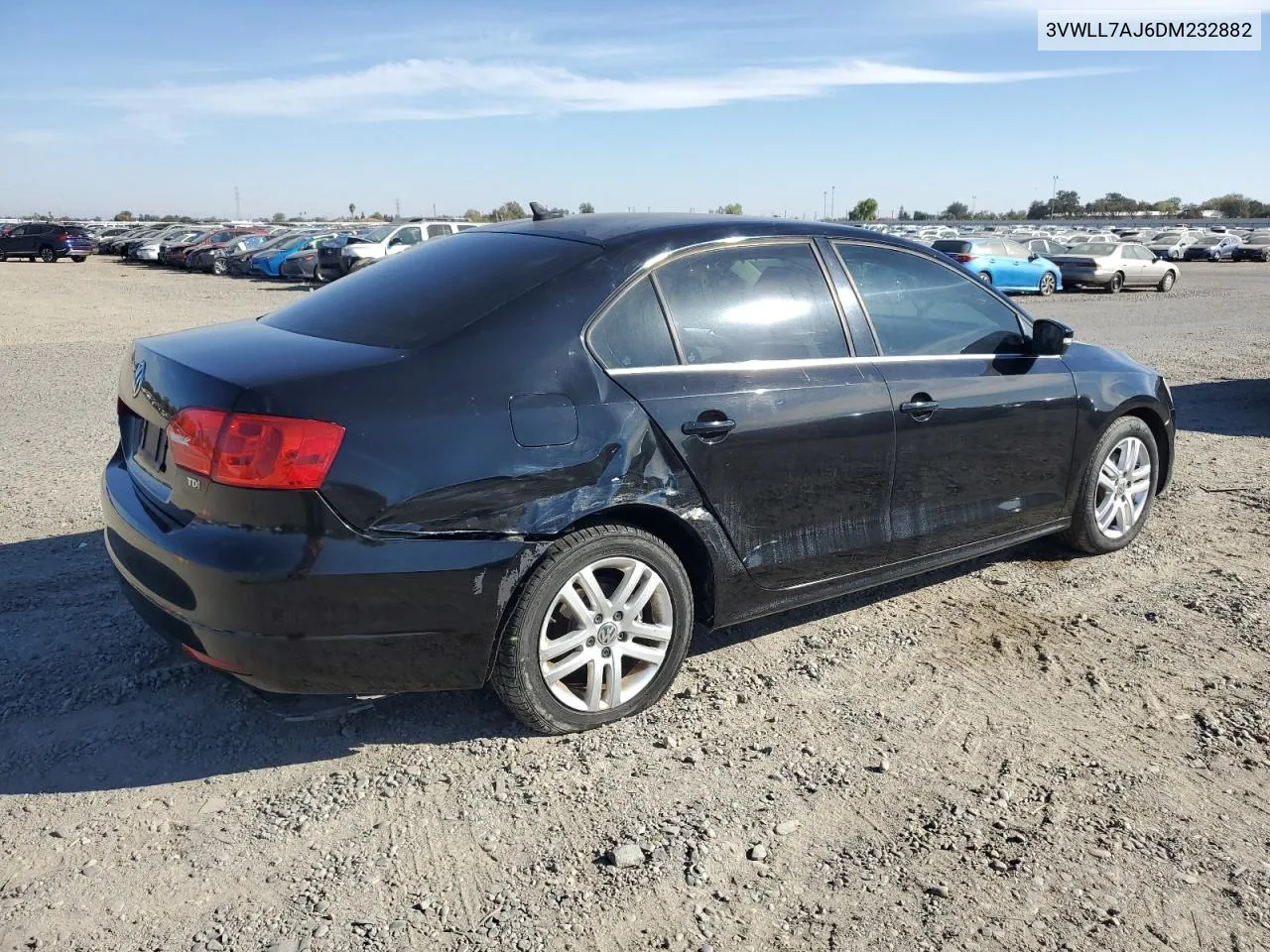 2013 Volkswagen Jetta Tdi VIN: 3VWLL7AJ6DM232882 Lot: 77666184