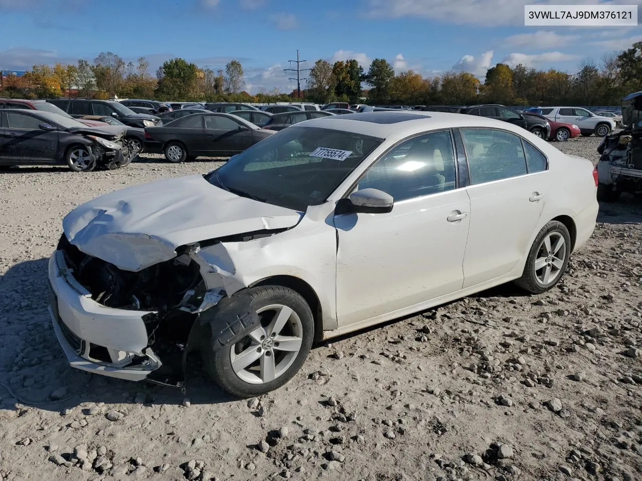 2013 Volkswagen Jetta Tdi VIN: 3VWLL7AJ9DM376121 Lot: 77755574