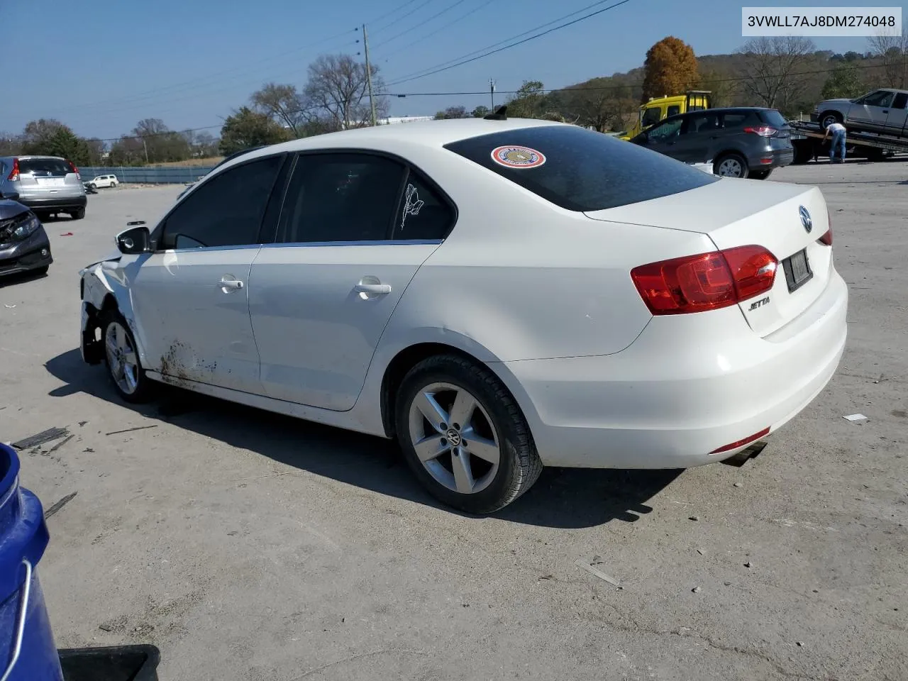 2013 Volkswagen Jetta Tdi VIN: 3VWLL7AJ8DM274048 Lot: 77839734