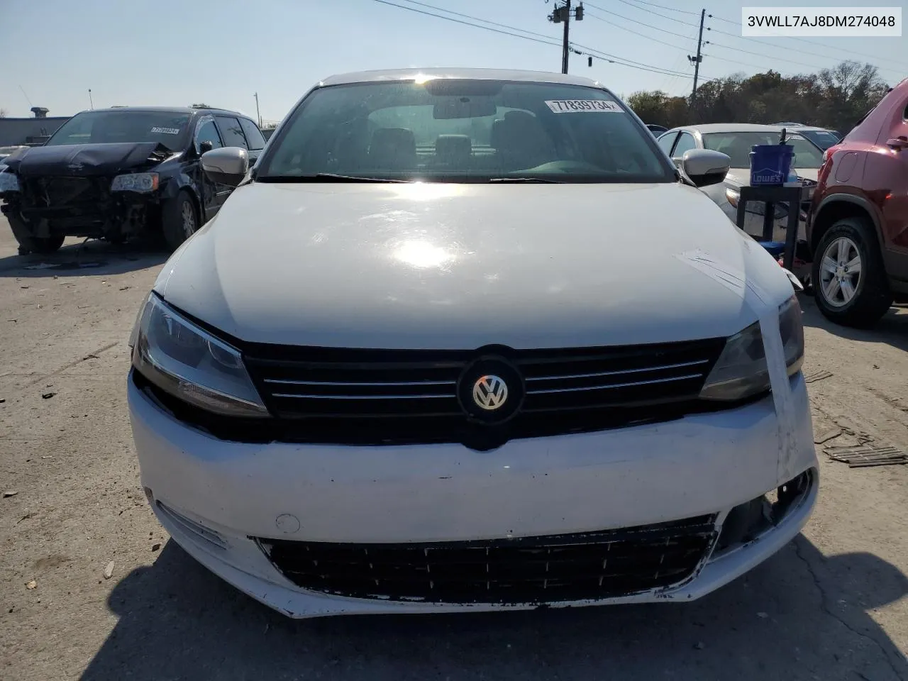 2013 Volkswagen Jetta Tdi VIN: 3VWLL7AJ8DM274048 Lot: 77839734