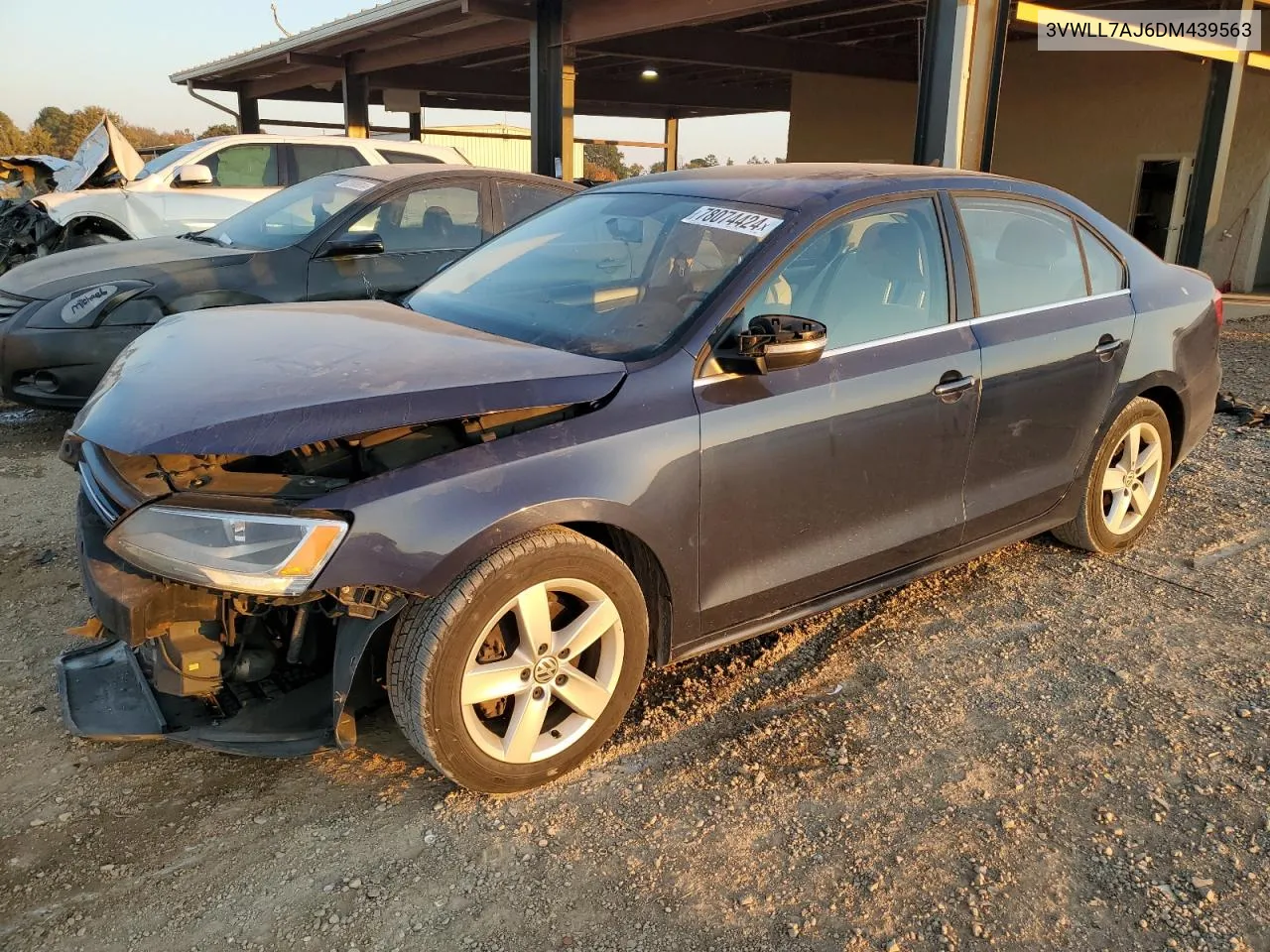 2013 Volkswagen Jetta Tdi VIN: 3VWLL7AJ6DM439563 Lot: 78074424