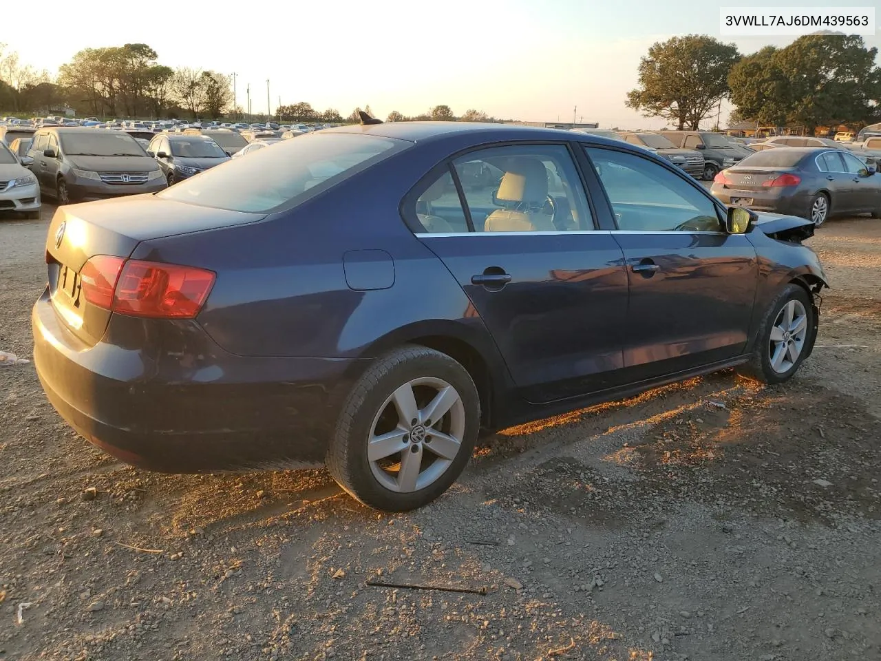 2013 Volkswagen Jetta Tdi VIN: 3VWLL7AJ6DM439563 Lot: 78074424