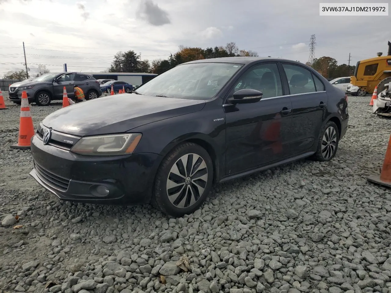 2013 Volkswagen Jetta Hybrid VIN: 3VW637AJ1DM219972 Lot: 78091234