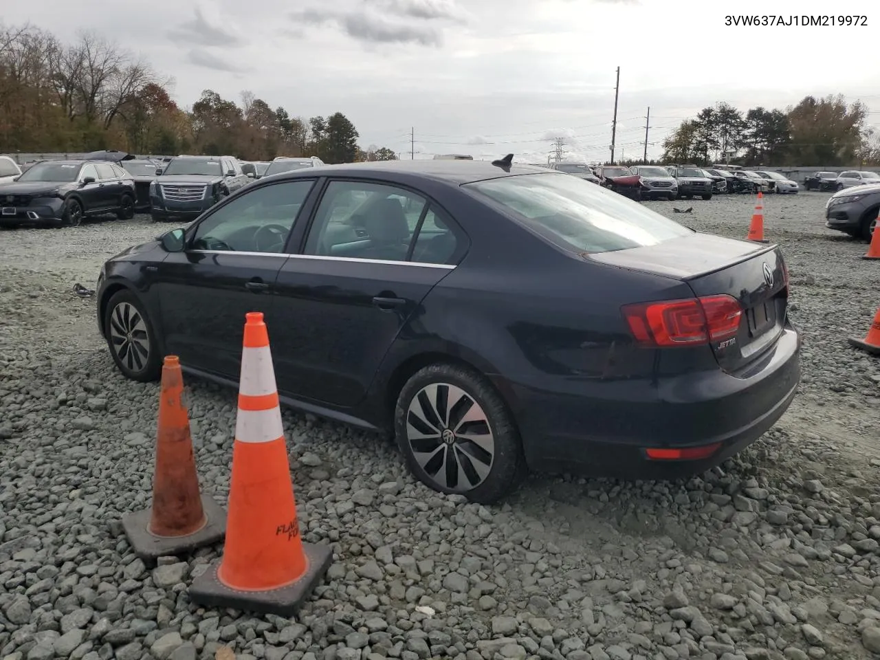 2013 Volkswagen Jetta Hybrid VIN: 3VW637AJ1DM219972 Lot: 78091234