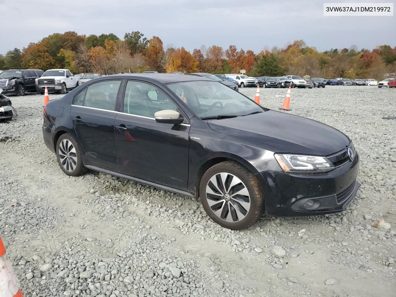 2013 Volkswagen Jetta Hybrid VIN: 3VW637AJ1DM219972 Lot: 78091234