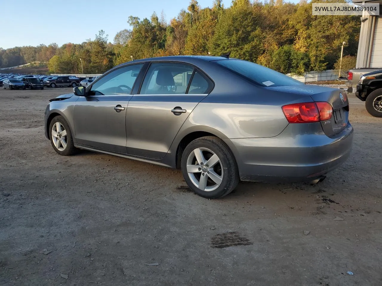 2013 Volkswagen Jetta Tdi VIN: 3VWLL7AJ8DM389104 Lot: 78231974