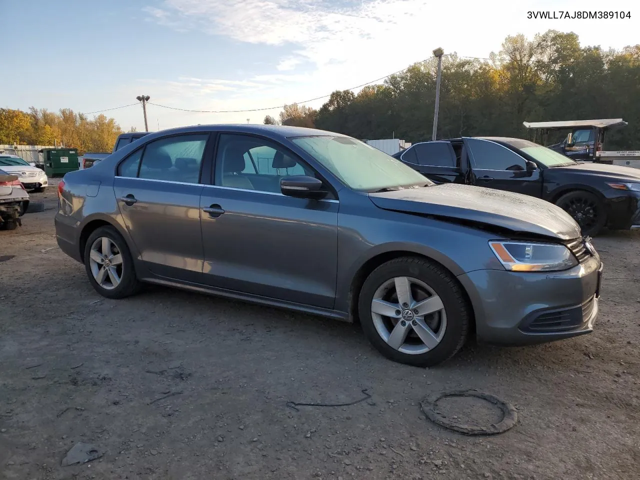 2013 Volkswagen Jetta Tdi VIN: 3VWLL7AJ8DM389104 Lot: 78231974