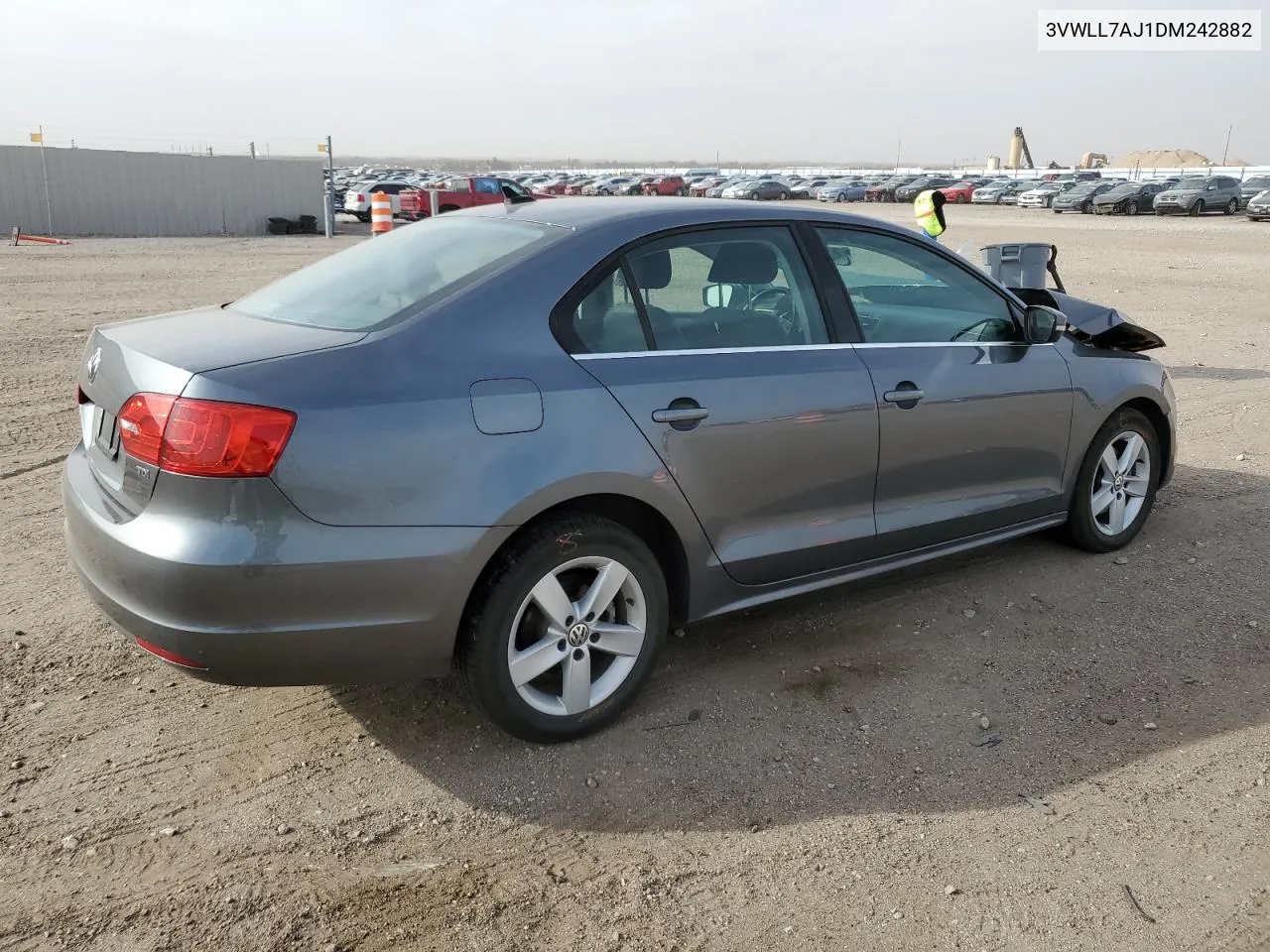 2013 Volkswagen Jetta Tdi VIN: 3VWLL7AJ1DM242882 Lot: 78308054