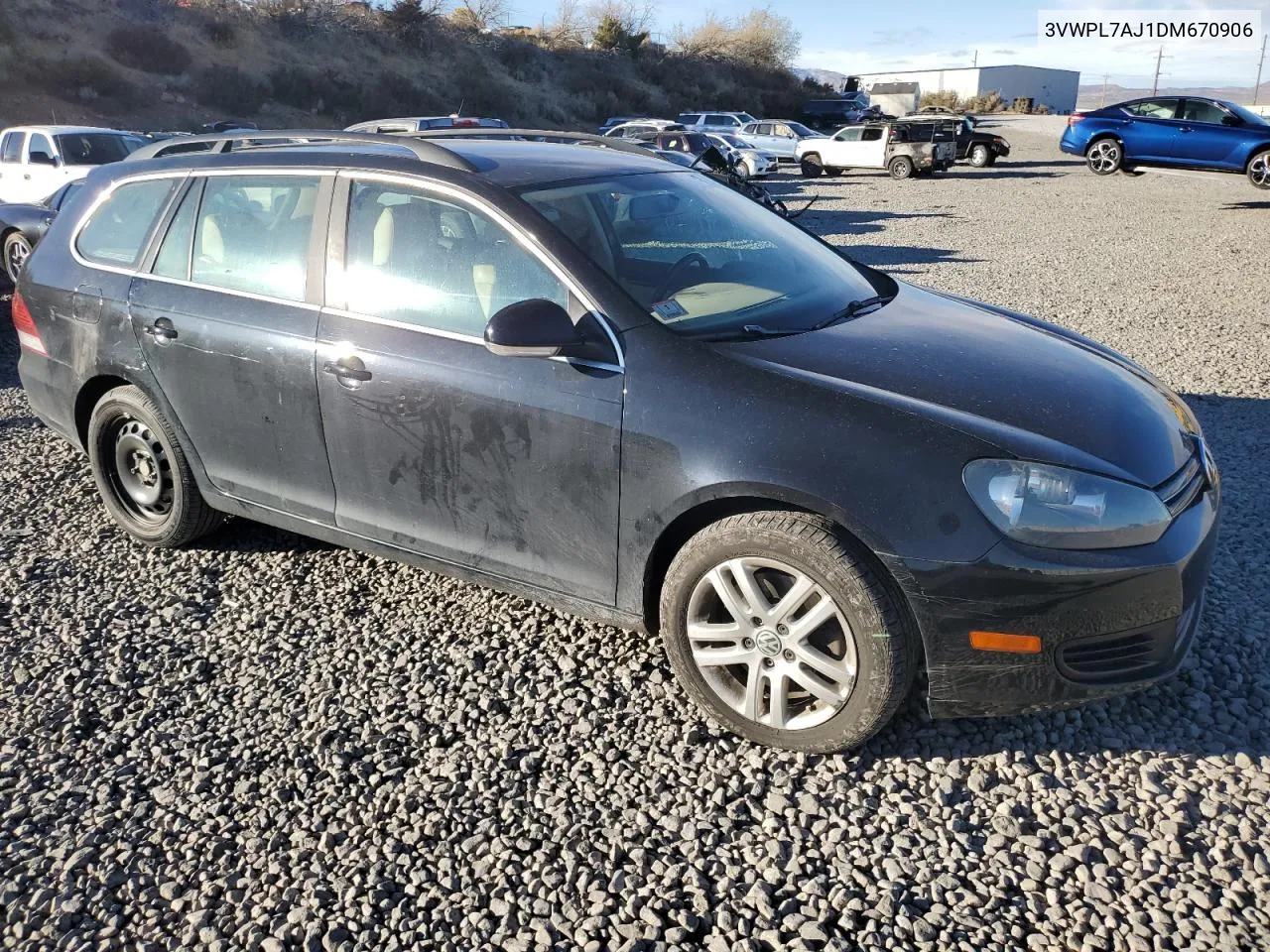 2013 Volkswagen Jetta Tdi VIN: 3VWPL7AJ1DM670906 Lot: 78330394