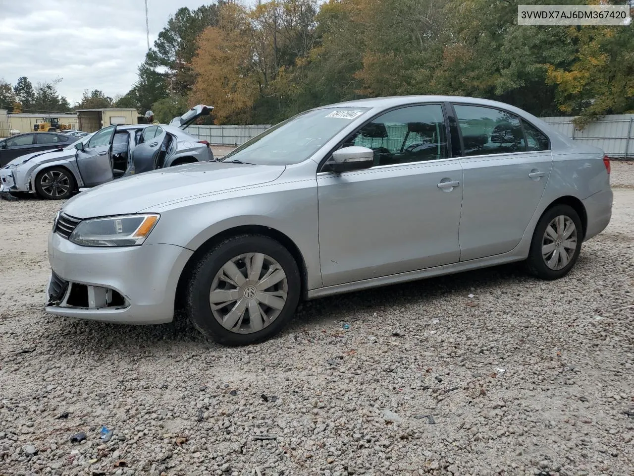 2013 Volkswagen Jetta Se VIN: 3VWDX7AJ6DM367420 Lot: 78417594