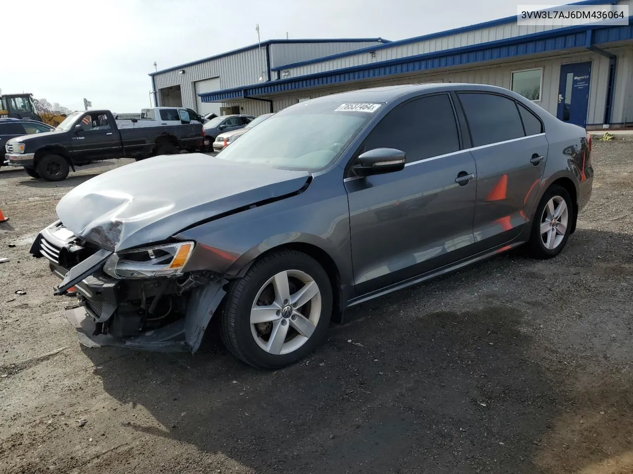 2013 Volkswagen Jetta Tdi VIN: 3VW3L7AJ6DM436064 Lot: 78537464