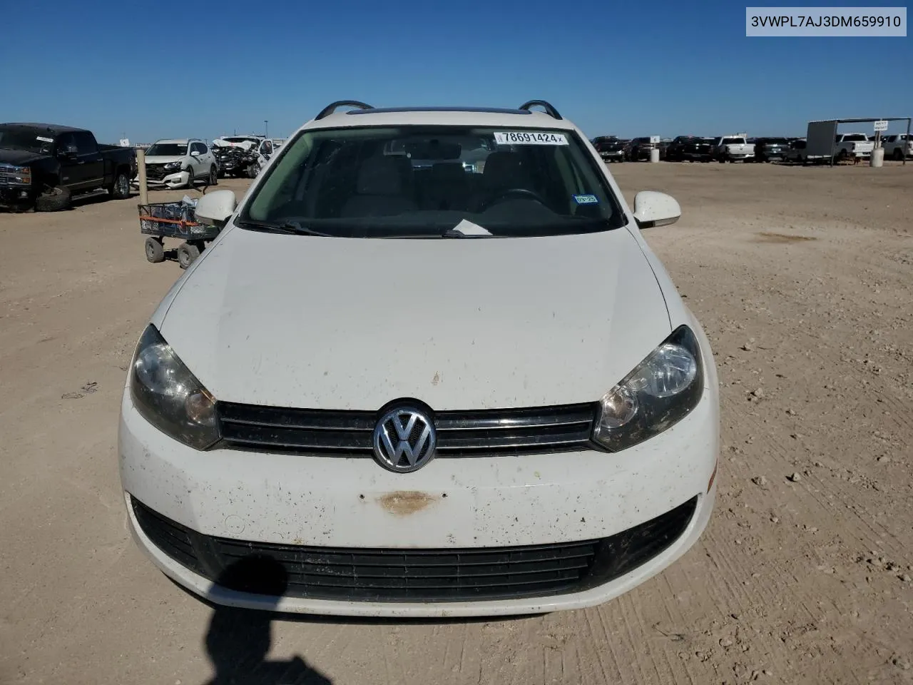 2013 Volkswagen Jetta Tdi VIN: 3VWPL7AJ3DM659910 Lot: 78691424