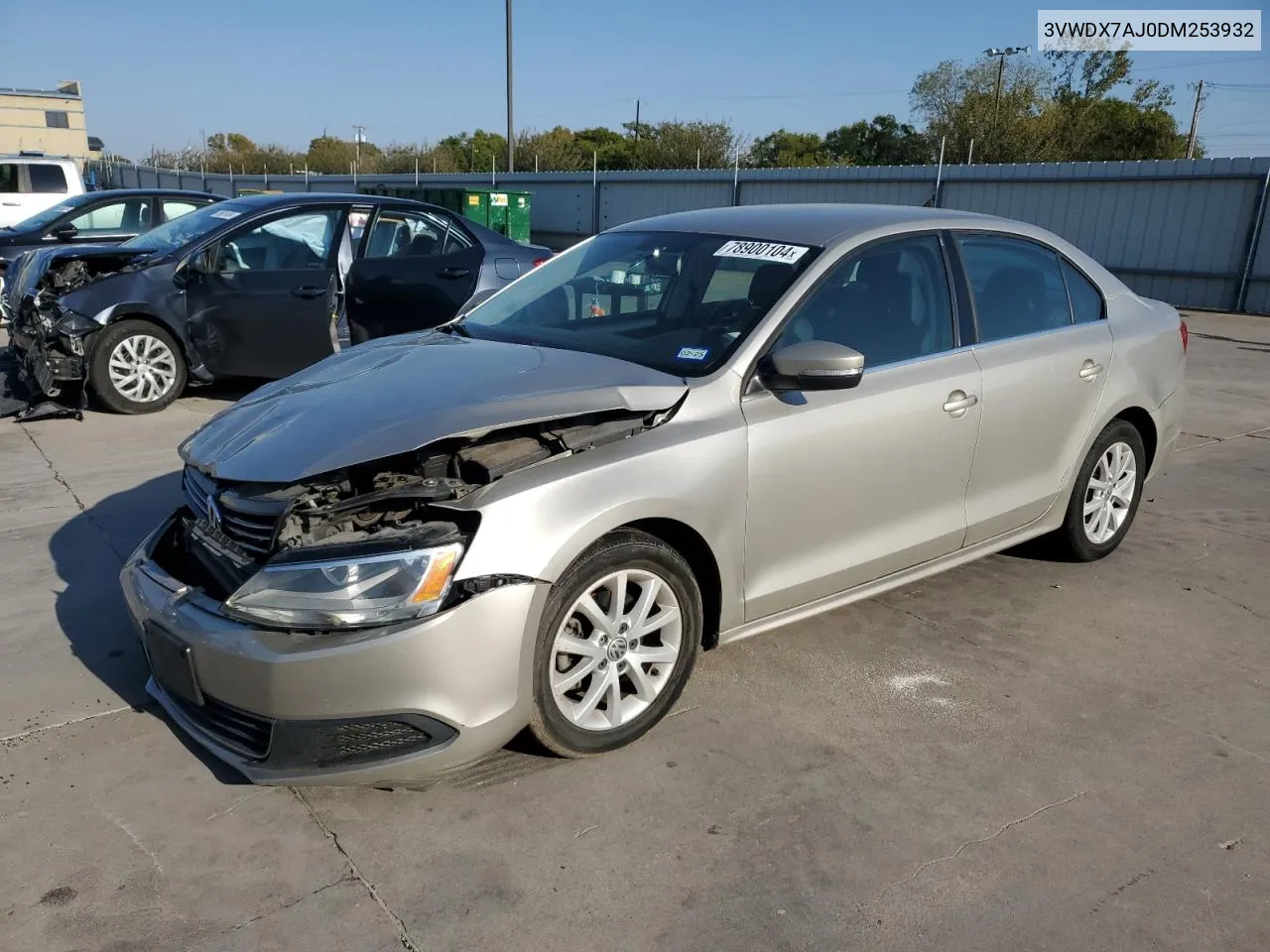 2013 Volkswagen Jetta Se VIN: 3VWDX7AJ0DM253932 Lot: 78900104