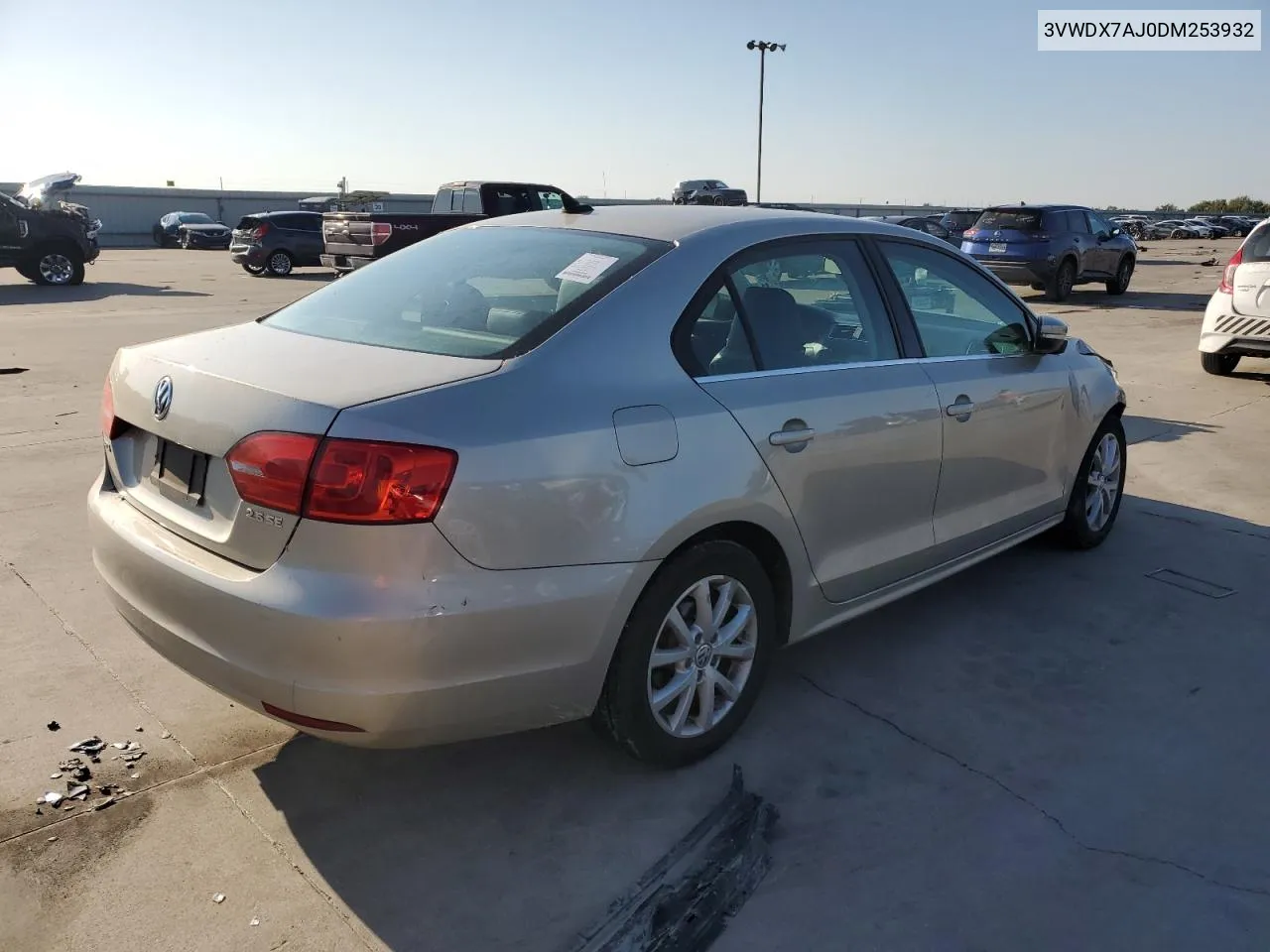 2013 Volkswagen Jetta Se VIN: 3VWDX7AJ0DM253932 Lot: 78900104