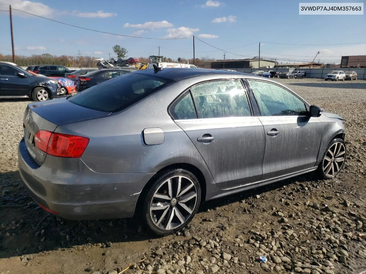 2013 Volkswagen Jetta Se VIN: 3VWDP7AJ4DM357663 Lot: 78929594