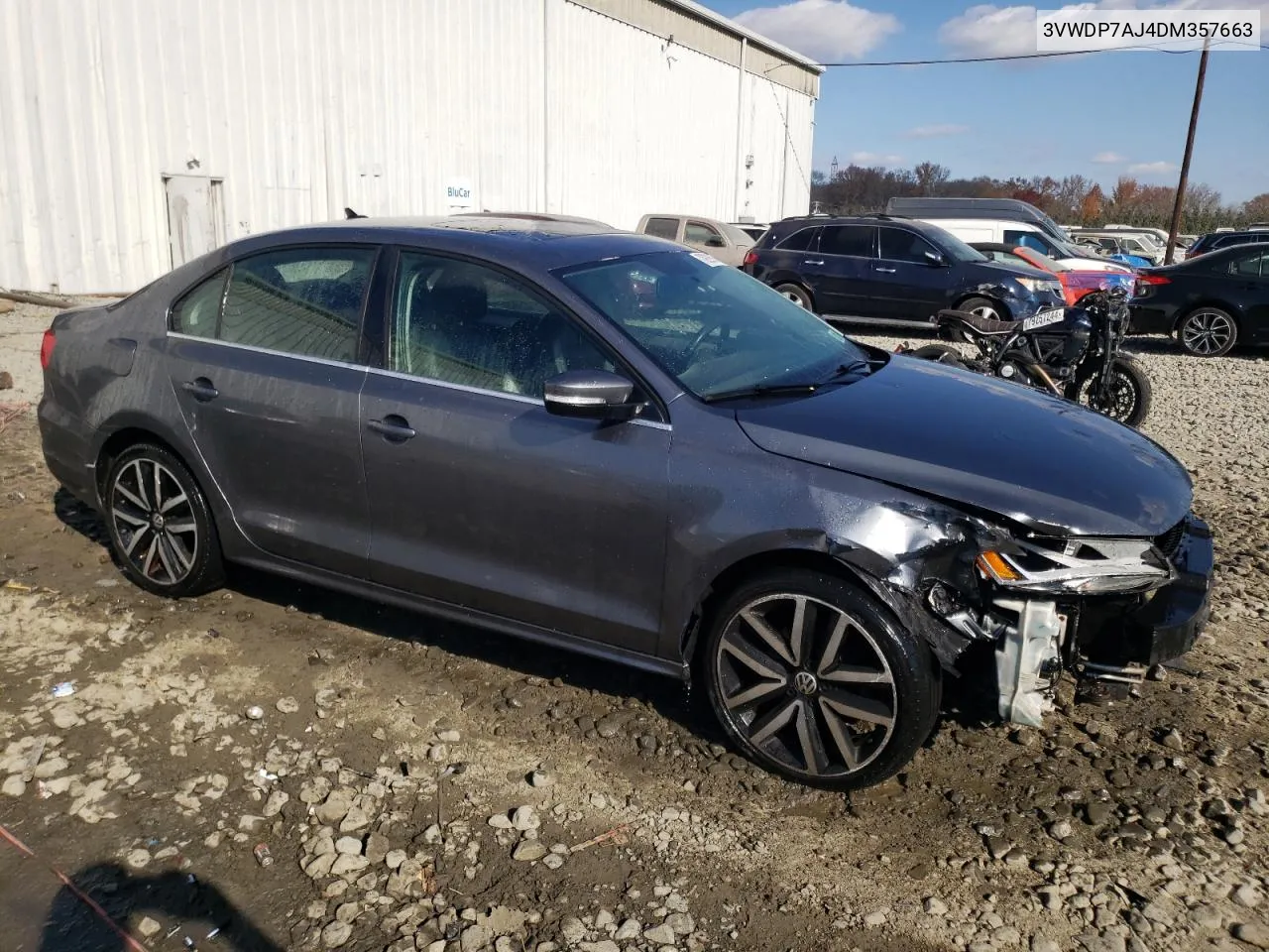 2013 Volkswagen Jetta Se VIN: 3VWDP7AJ4DM357663 Lot: 78929594