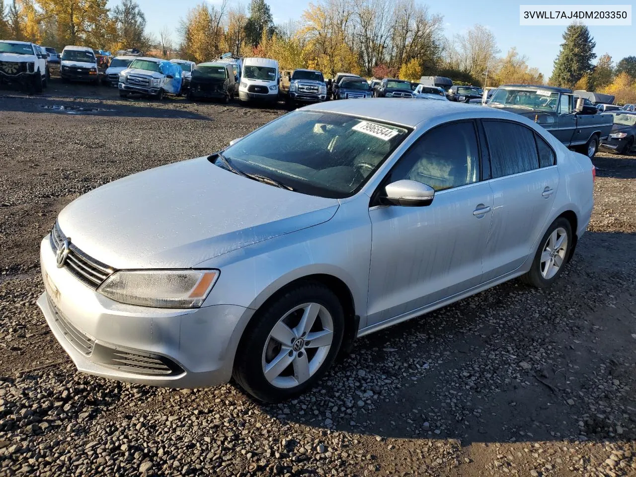 2013 Volkswagen Jetta Tdi VIN: 3VWLL7AJ4DM203350 Lot: 79965544