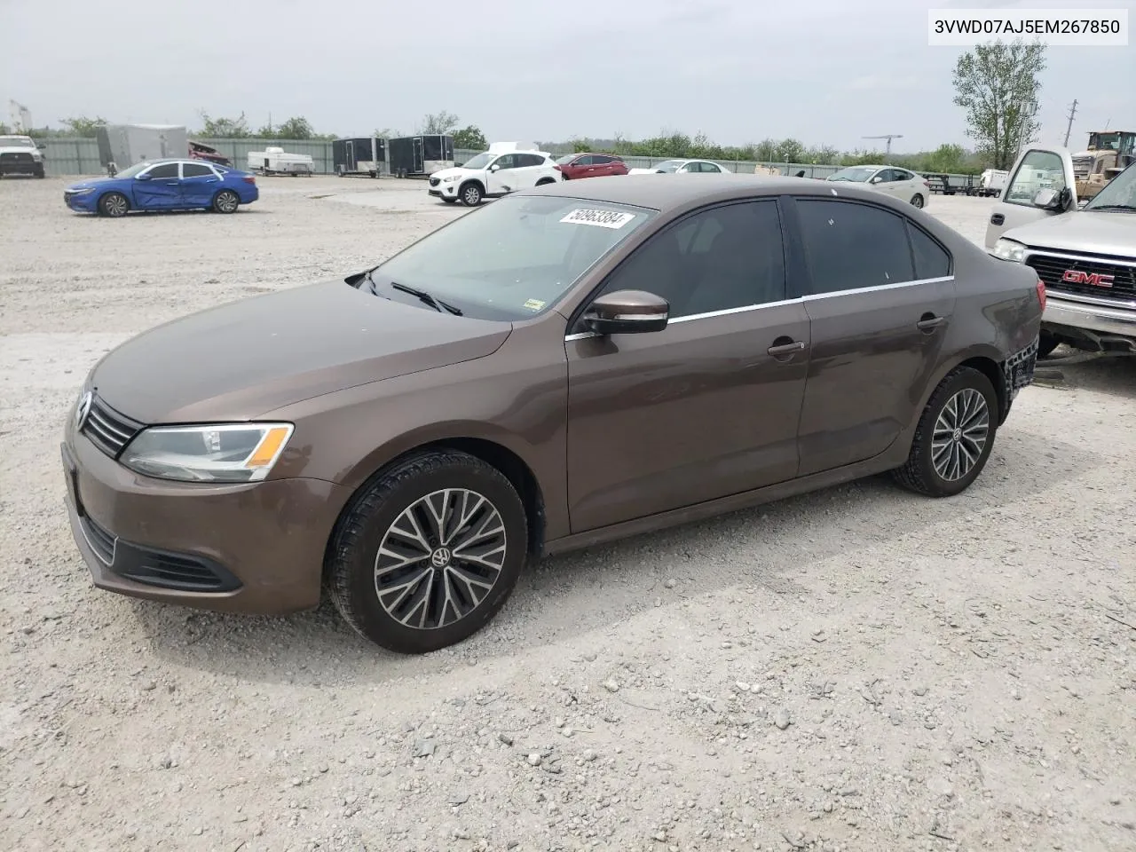 2014 Volkswagen Jetta Se VIN: 3VWD07AJ5EM267850 Lot: 50963384