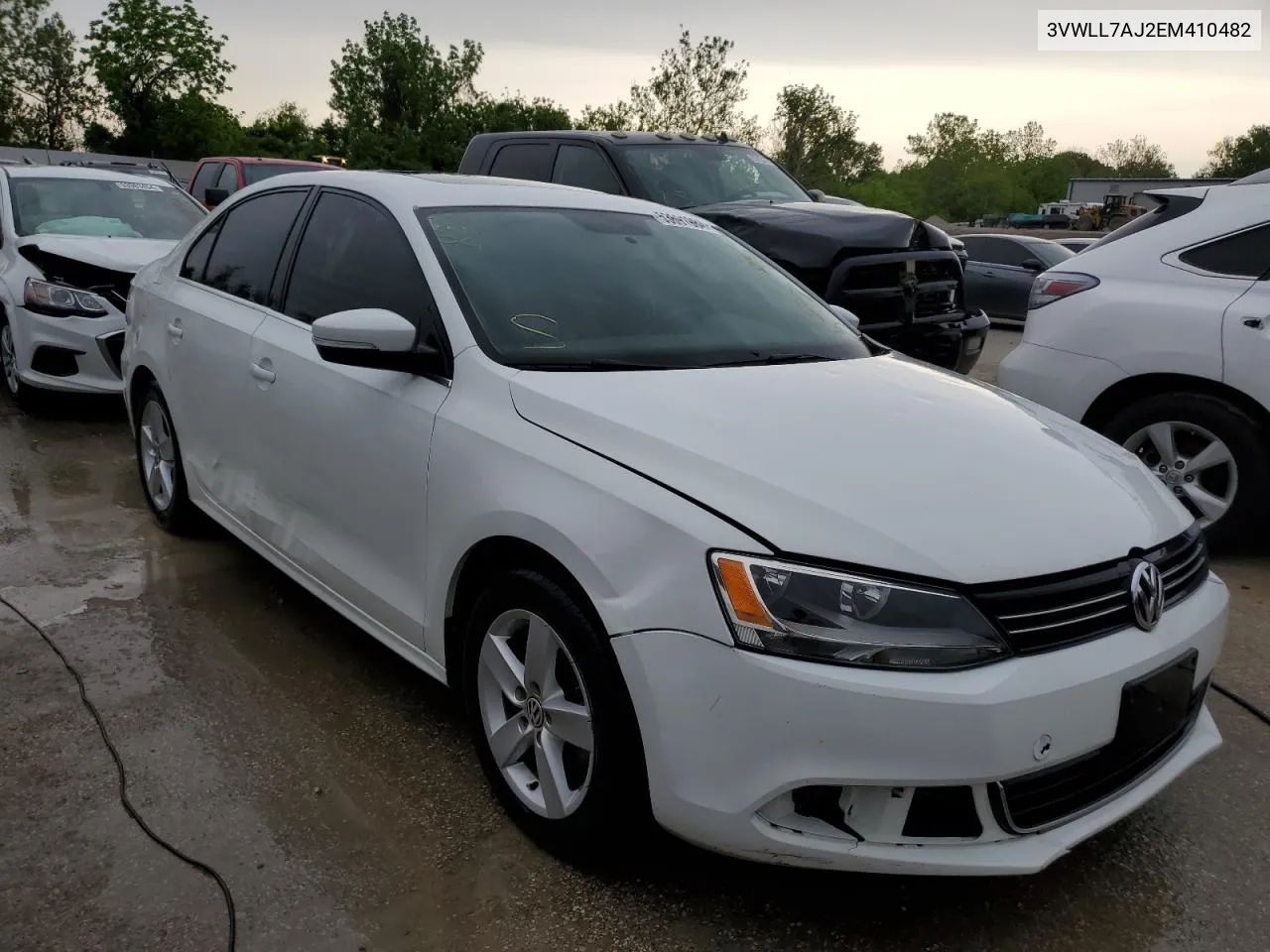 2014 Volkswagen Jetta Tdi VIN: 3VWLL7AJ2EM410482 Lot: 53691984