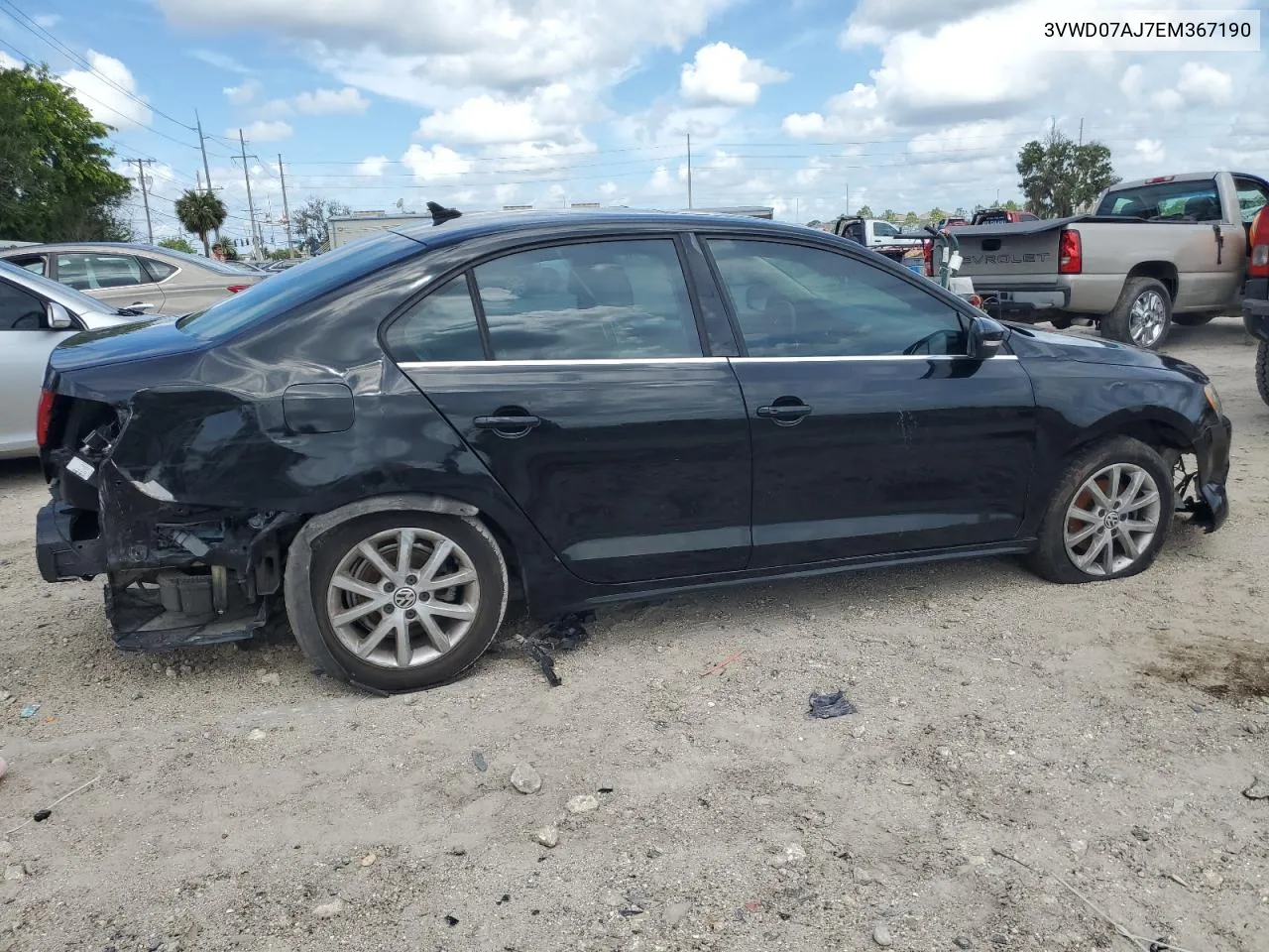 3VWD07AJ7EM367190 2014 Volkswagen Jetta Se