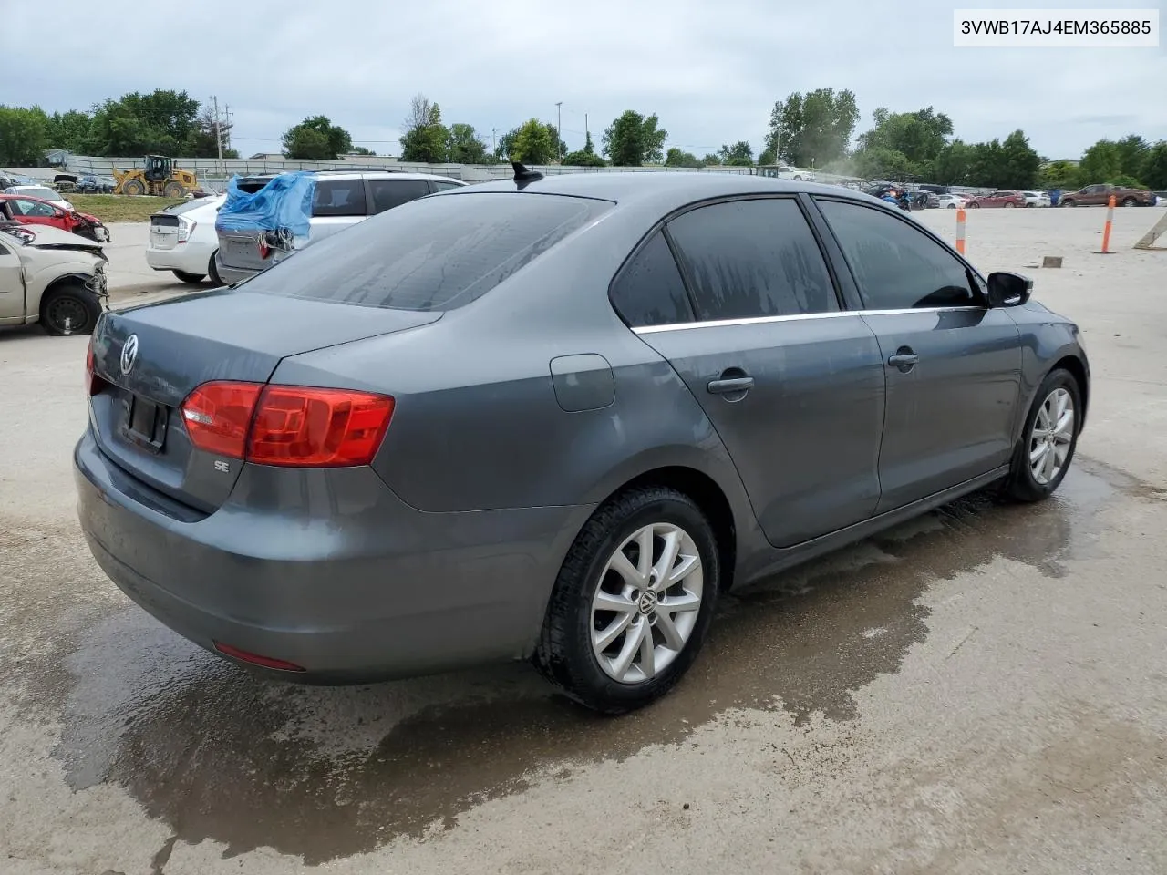 2014 Volkswagen Jetta Se VIN: 3VWB17AJ4EM365885 Lot: 59228274