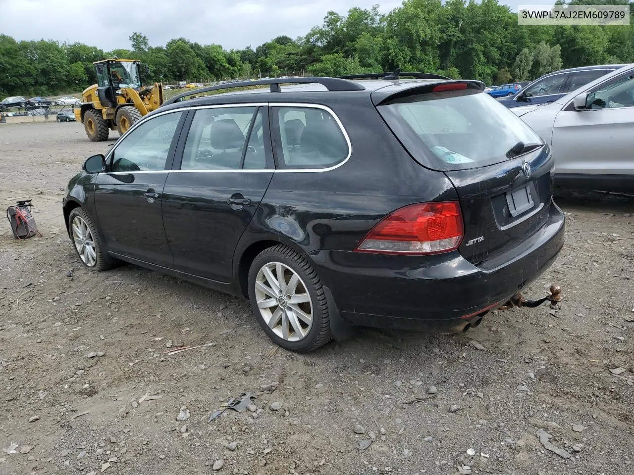 2014 Volkswagen Jetta Tdi VIN: 3VWPL7AJ2EM609789 Lot: 60641904