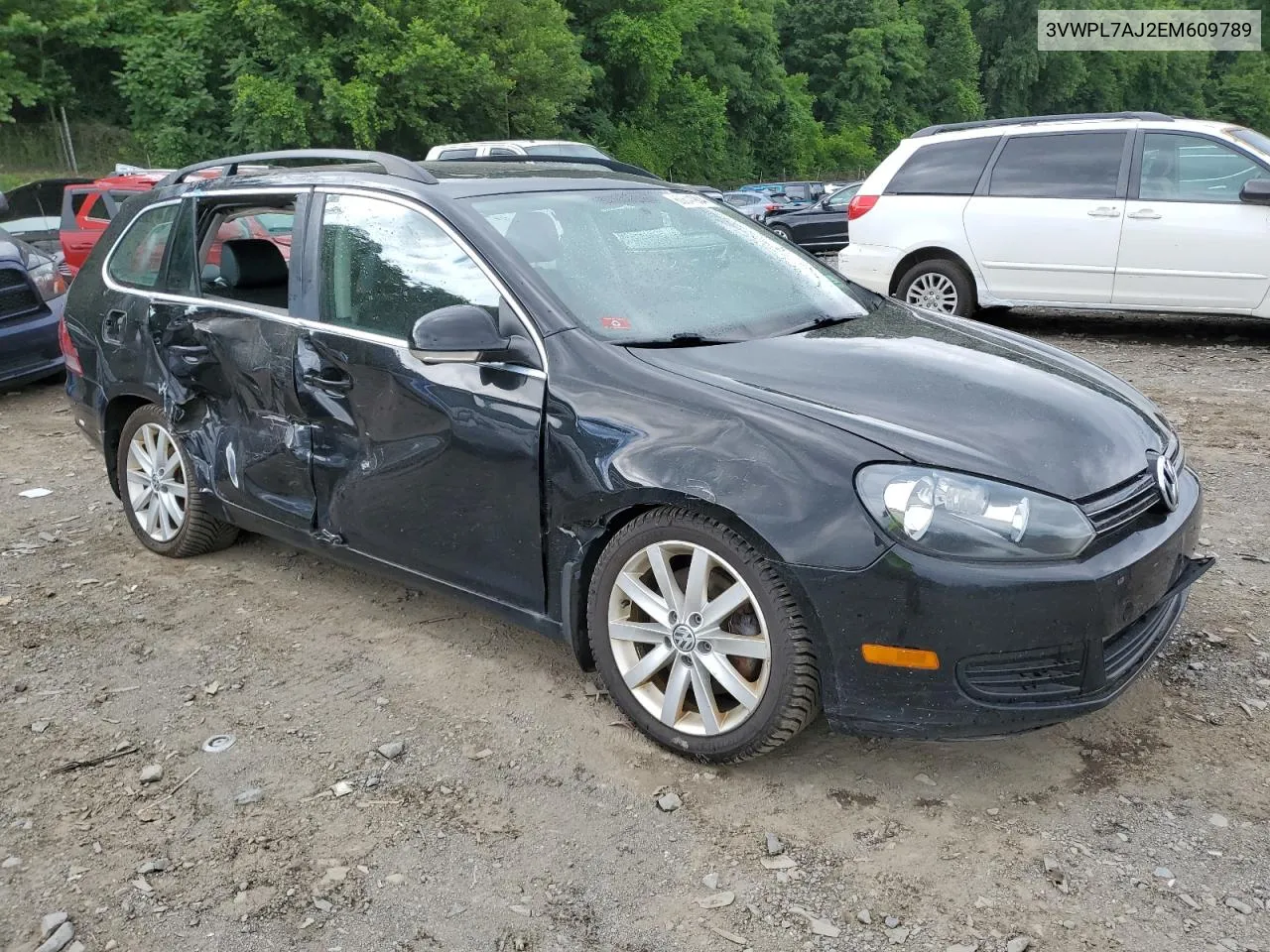 2014 Volkswagen Jetta Tdi VIN: 3VWPL7AJ2EM609789 Lot: 60641904