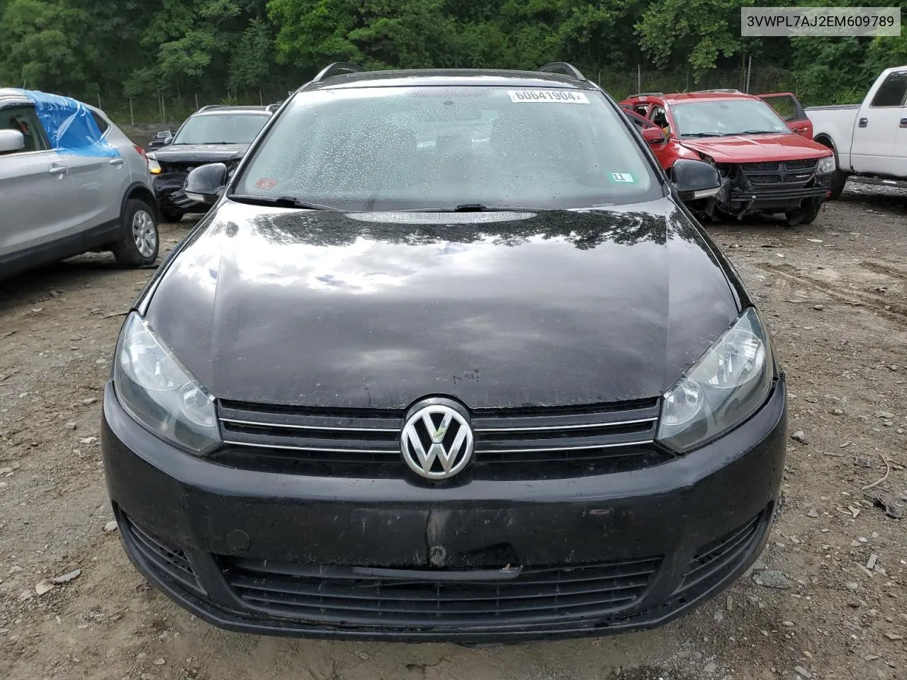 2014 Volkswagen Jetta Tdi VIN: 3VWPL7AJ2EM609789 Lot: 60641904