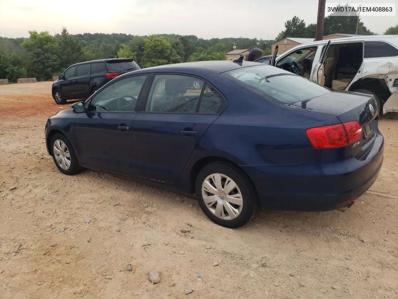 2014 Volkswagen Jetta Se VIN: 3VWD17AJ1EM408863 Lot: 60977744